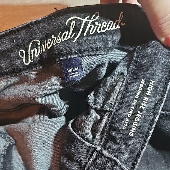 Universal Thread High Rise Gray Jeggings - Picture 2 of 4